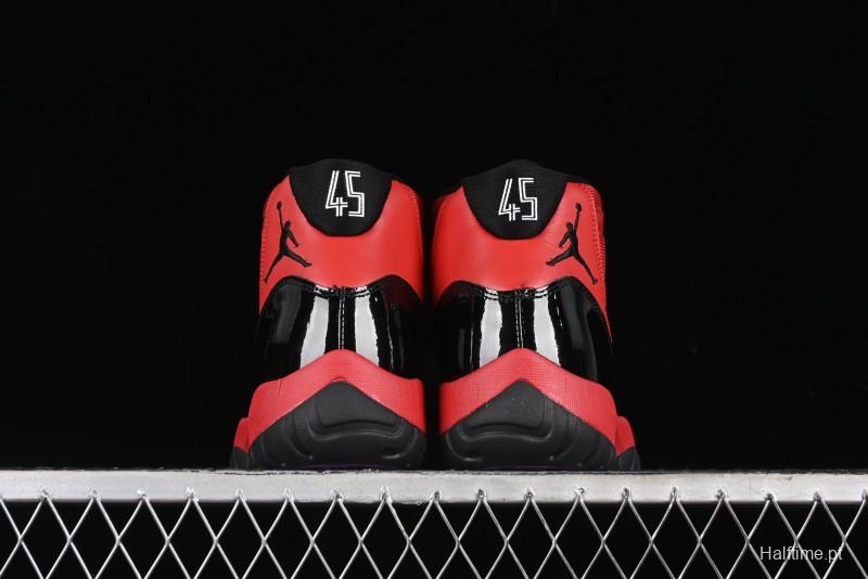 Nike Air Jordan 11 Retro High Top Basketball Shoes in Black/Red - CT8012-600