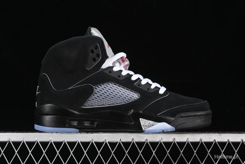 Nike Air Jordan 5 Retro Black Metallic Reimagined Basketball Shoes - HF3975-001