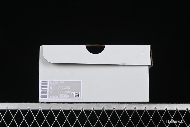 Nike Air Force 1 '07 Low LV Custom All Black Casual Sneakers - 315122-101
