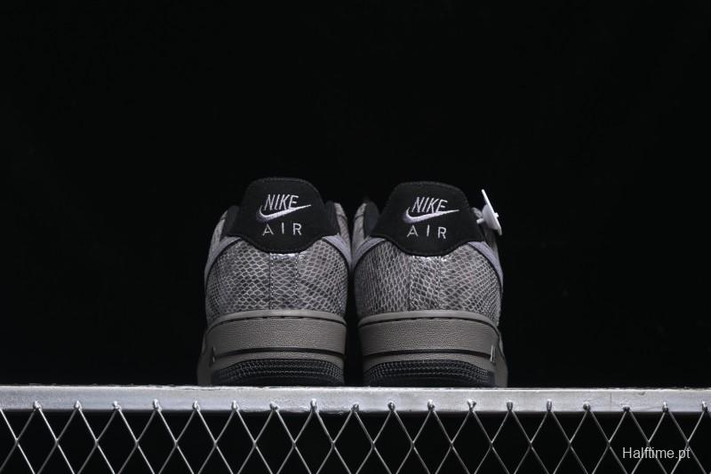 Nike Air Force 1 '07 Low Snake Year Themed Low-Top Casual Sneakers - HF2898-001
