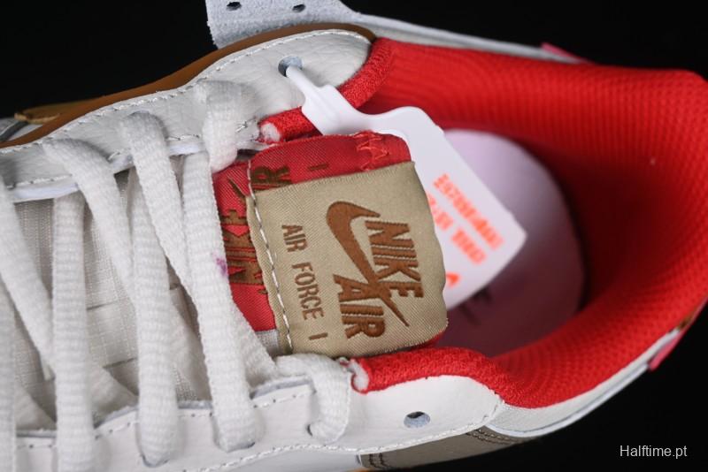 Nike Air Force 1 Shadow Lightweight Elevated Low-Top Casual Sneakers - HQ3400-030