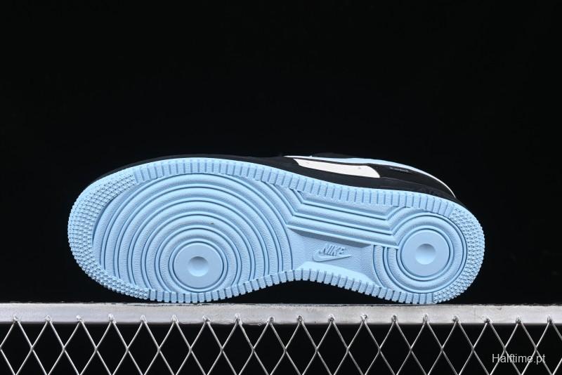 Nike Air Force 1 '07 Low Supreme Collaboration Tiffany Blue Low-Top Casual Sneakers - DF0188-025