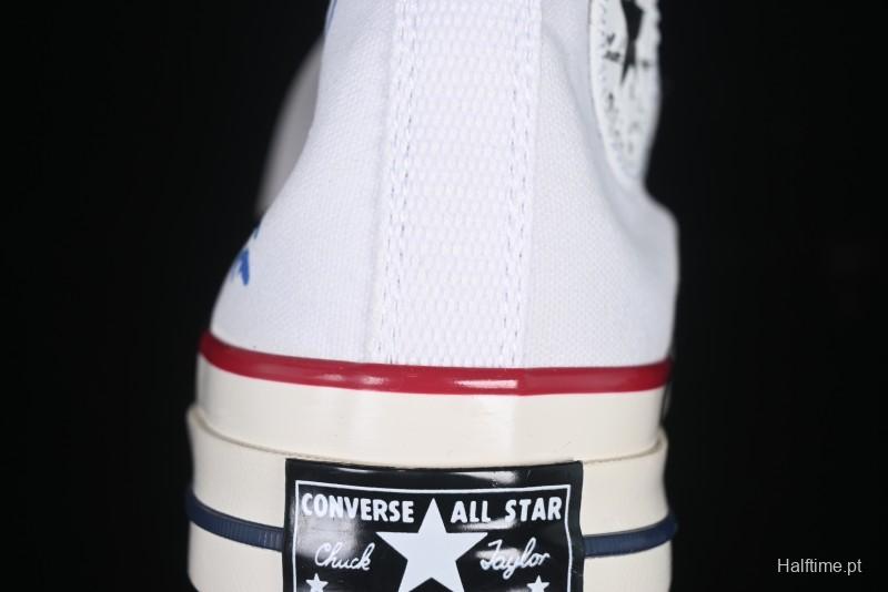 Converse Chuck 1970s High Top Casual Canvas Sneakers with Classic Graffiti Limited Edition Three-Star Logo - 162056C