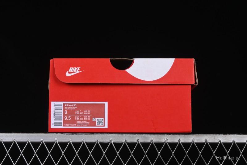 Nike Air Max 90 Retro Running Shoes with Air Cushion Technology - CZ1846-100