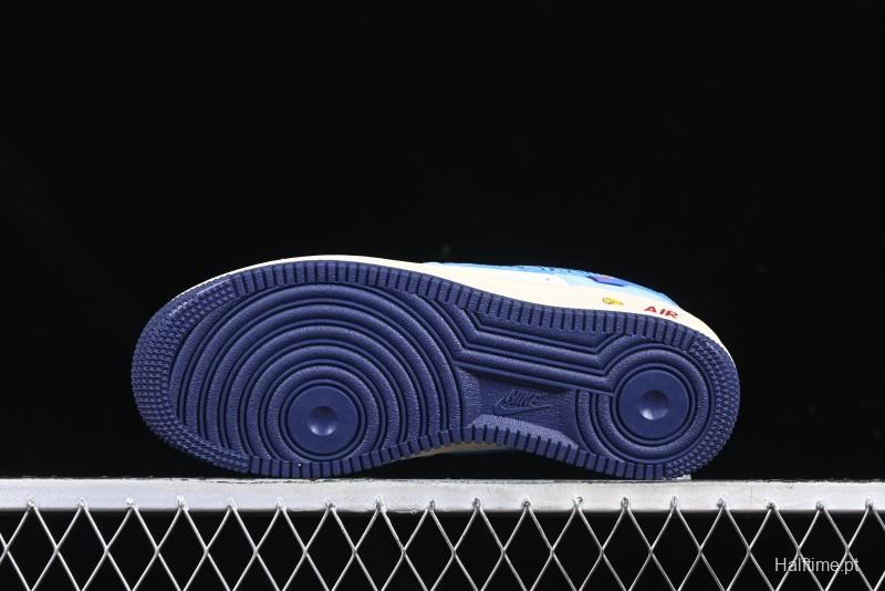 Nike Air Force 1 '07 Low Doraemon Bamboo Copter Casual Sneakers - XL2420-333