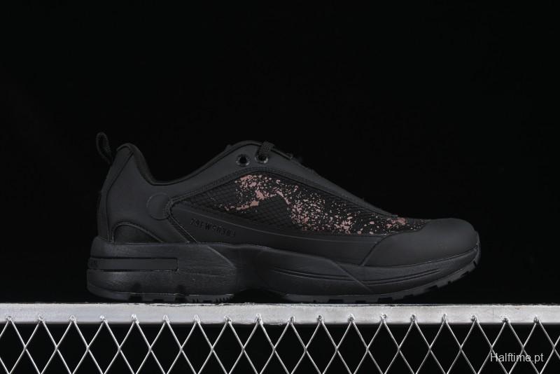 Stone Island Grime Panelled Low-Top Lifestyle Sneakers in Dark Brown - 79FWS0303
