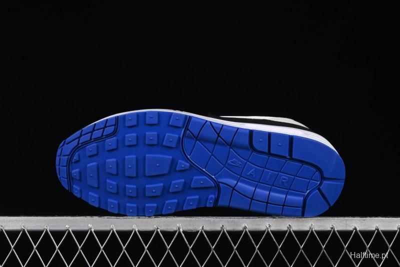 Nike Air Max 1 Retro Running Shoes with Half-Sole Air Cushion - 875855-001