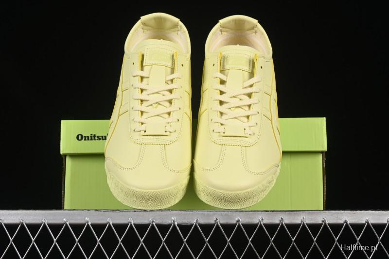 Onitsuka Tiger Mexico 66 Cactful-S Low-Top Leather Running Shoes in Pastel Colorway - 1183C347-750