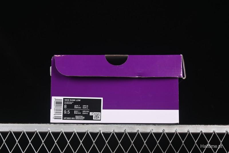 Nike SB Dunk Low Black Grey Low-Top Casual Skate Shoes - HF3063-001