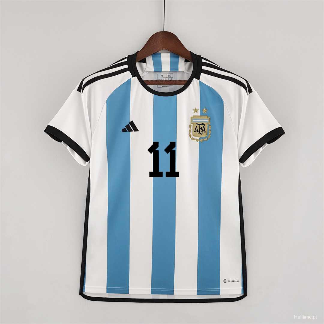 2022 Argentina Home Soccer Jersey