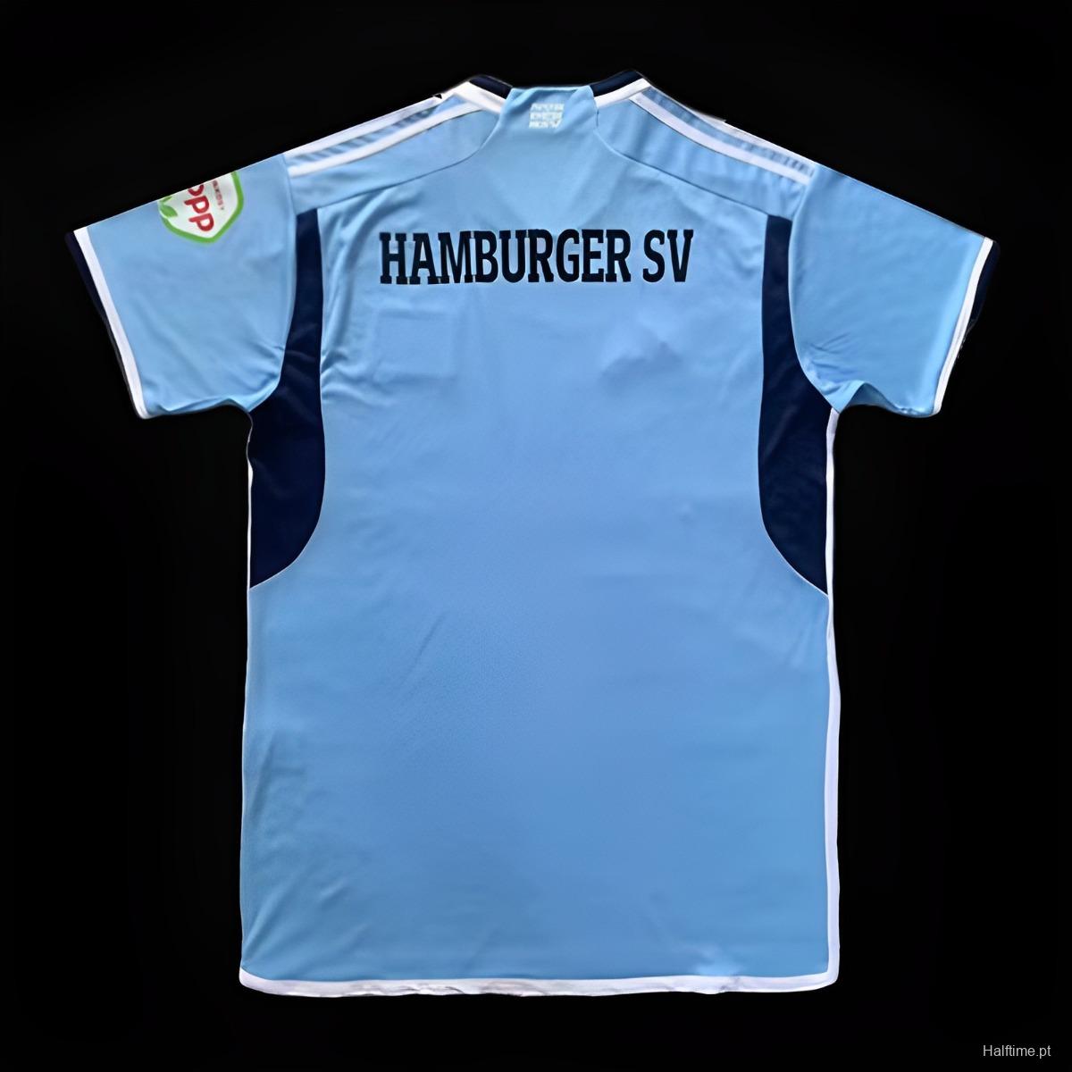 23/24 Hamburger SV Away Blue  Jersey