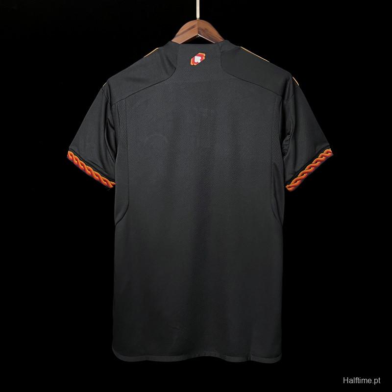 23/24 Roma Third Black Jersey