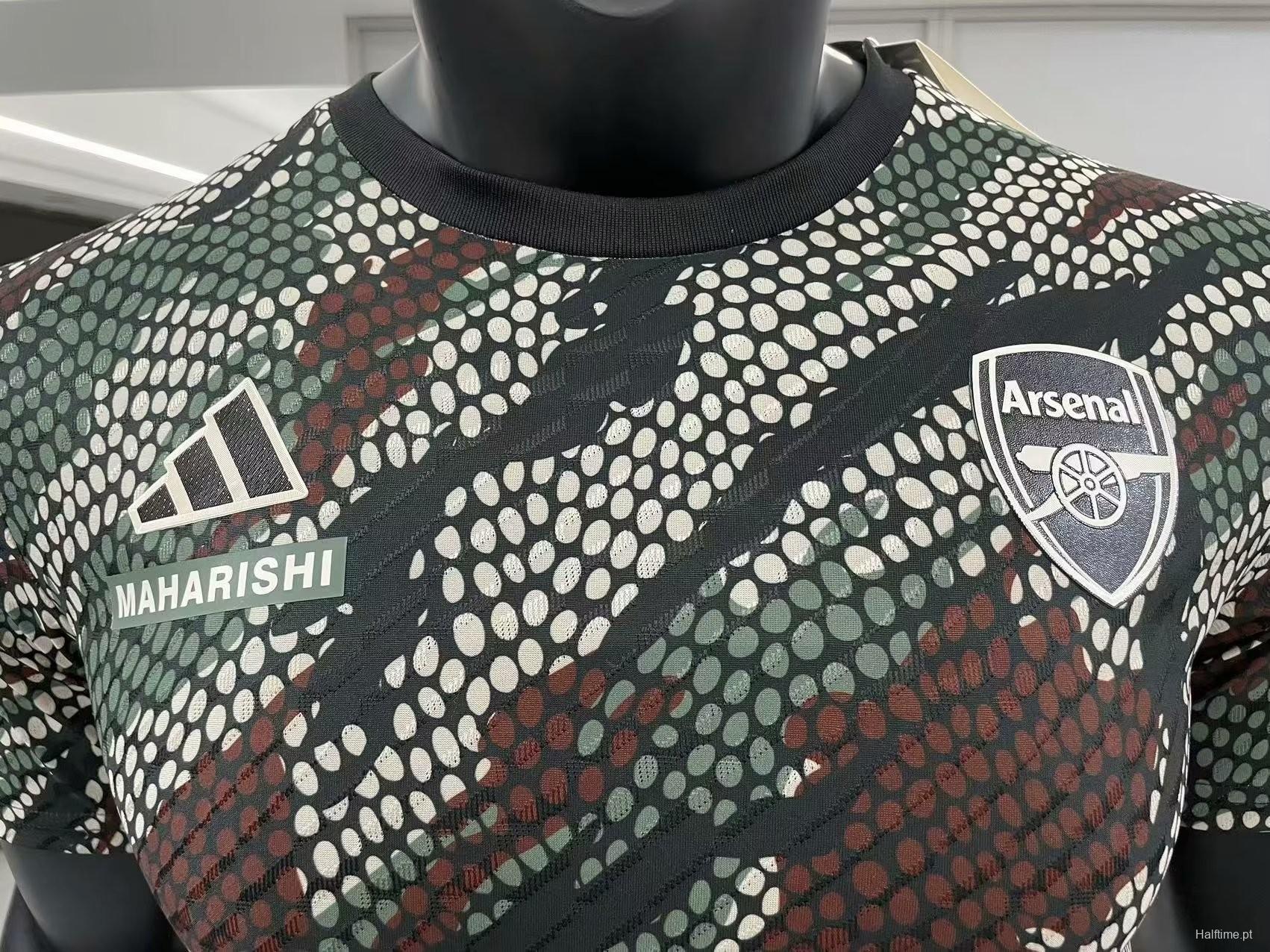 Player Version 23/24 Adidas x Maharishi Arsenal Pre-match Jersey