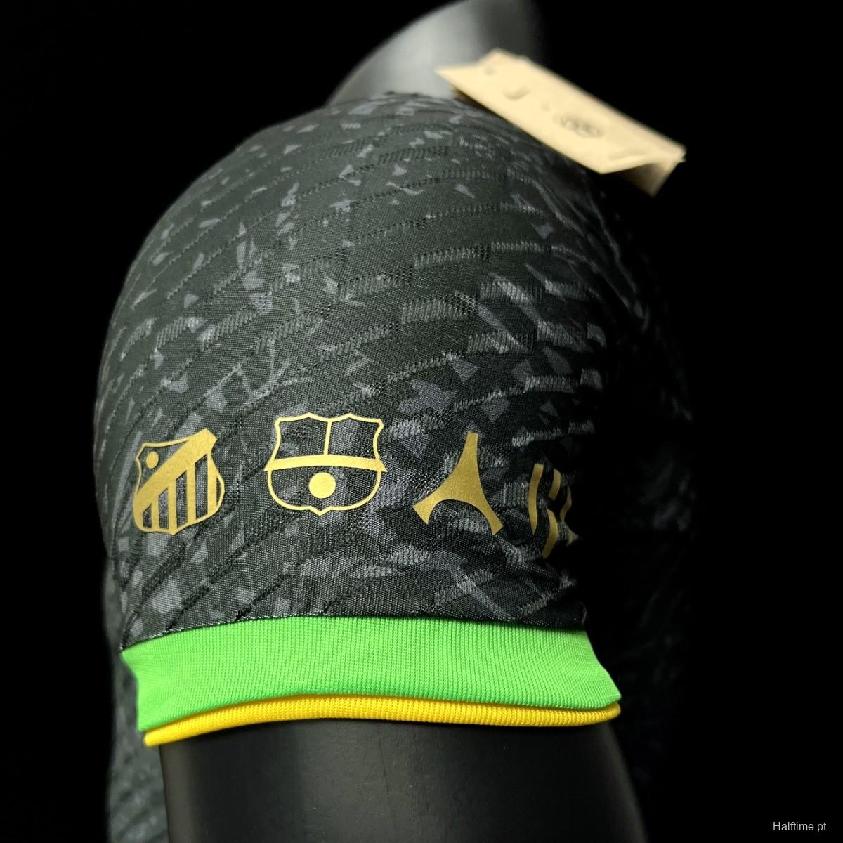 Player Version 2023 Brazil La Pulga Black Special Jersey