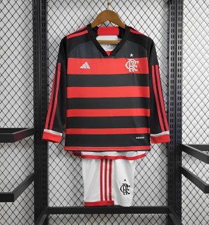 24/25 Kids Flamengo Home Long Sleeves Jersey