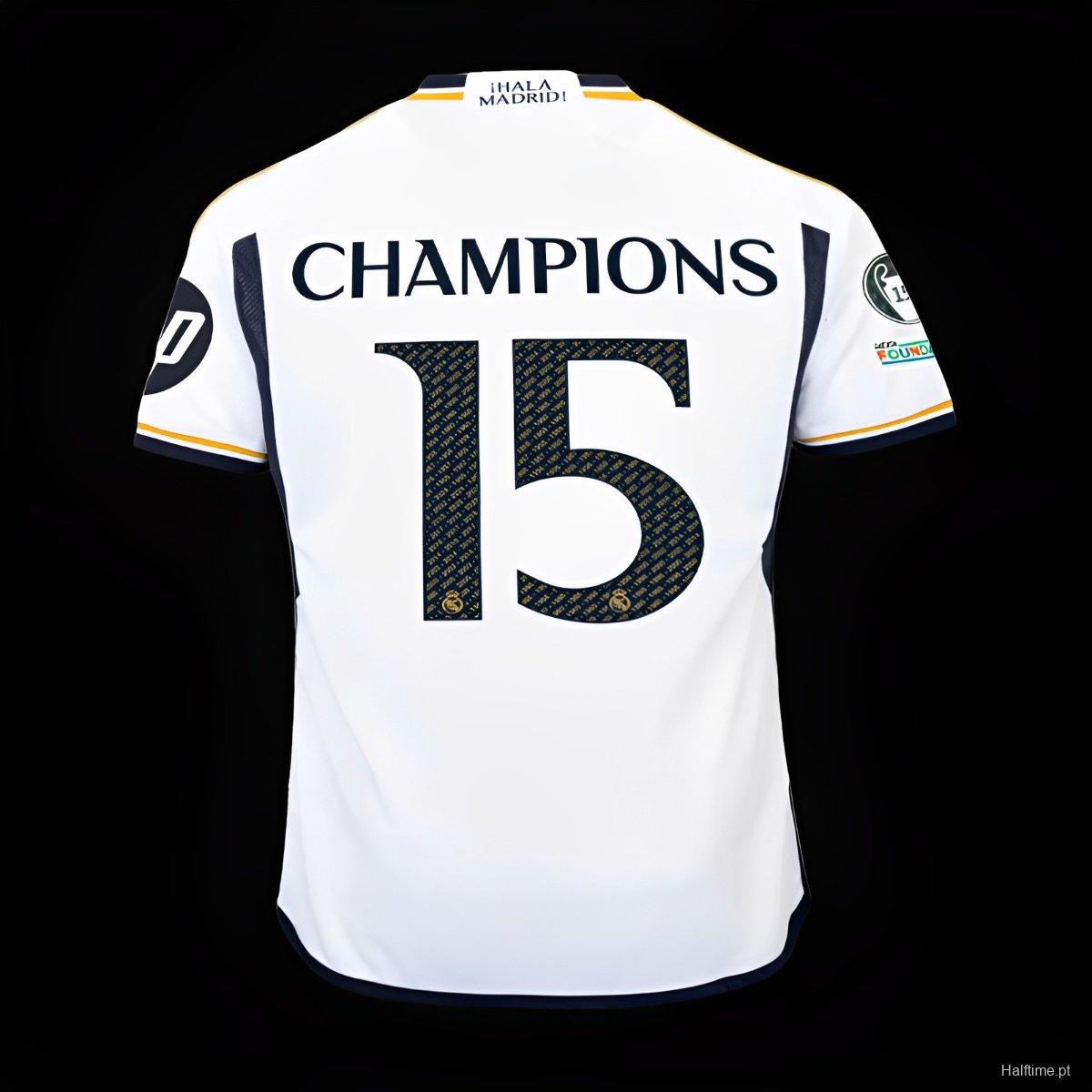 23/24 Real Madrid Home 15 Trophy Jersey