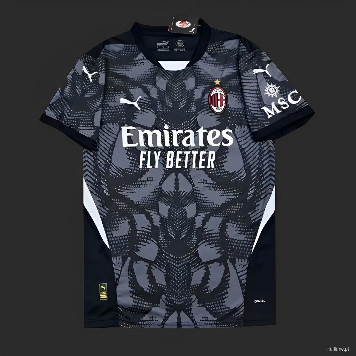 24/25 AC Milan Black Goalkeeper Jersey