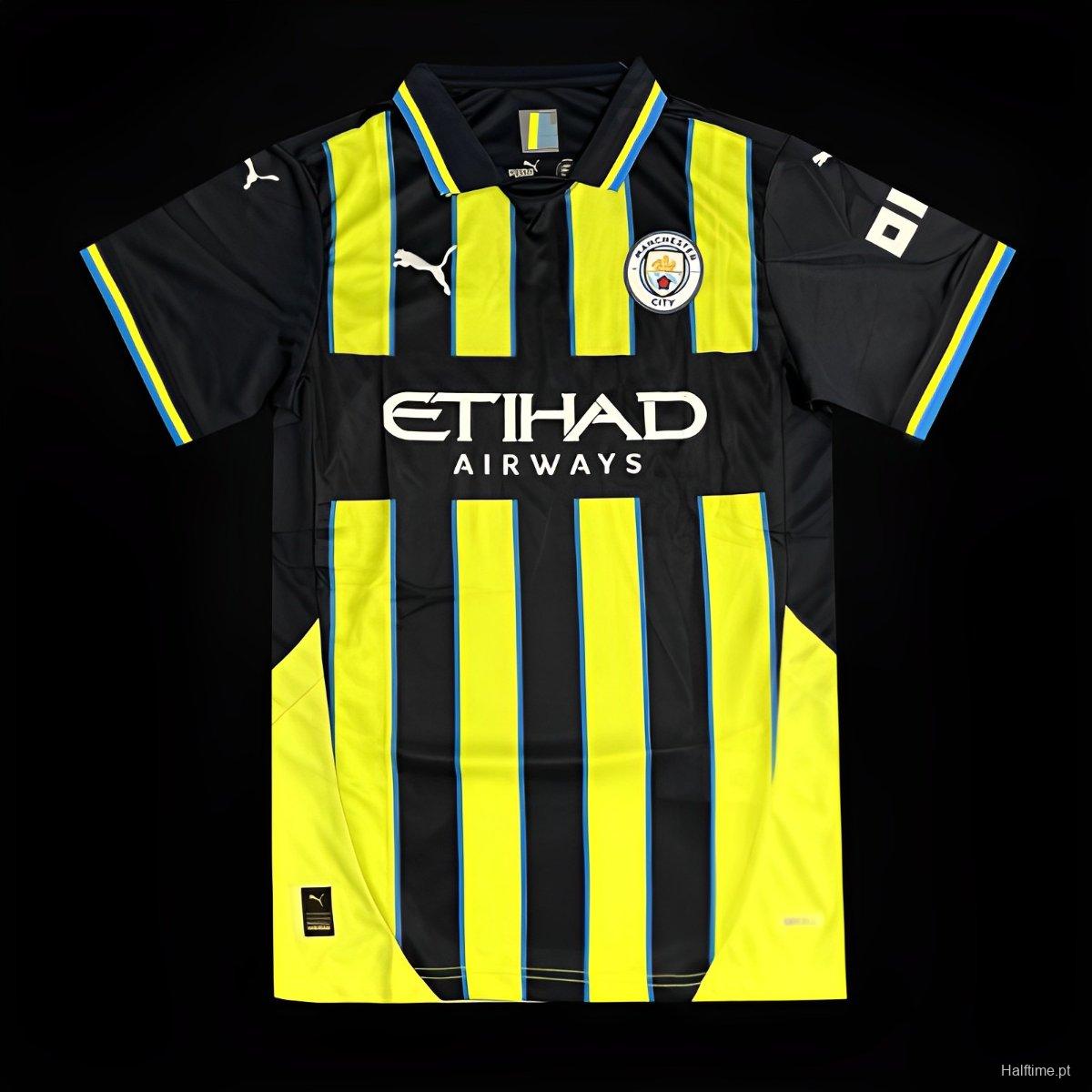 24/25 Manchester City Away Yellow Jersey