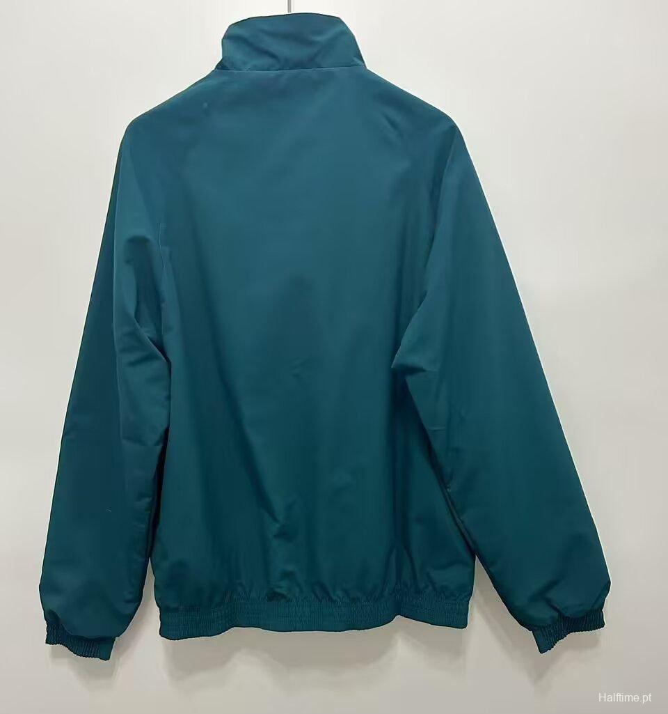 24/25 Porto Dark Cyan/White/Blue Reversible Windbreaker