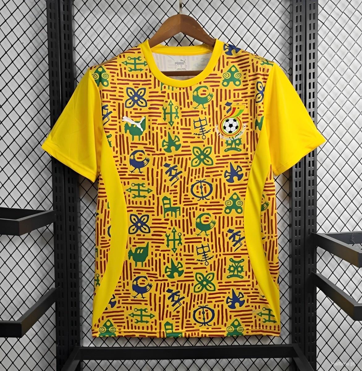 2024 Ghana Yellow Training Jersey