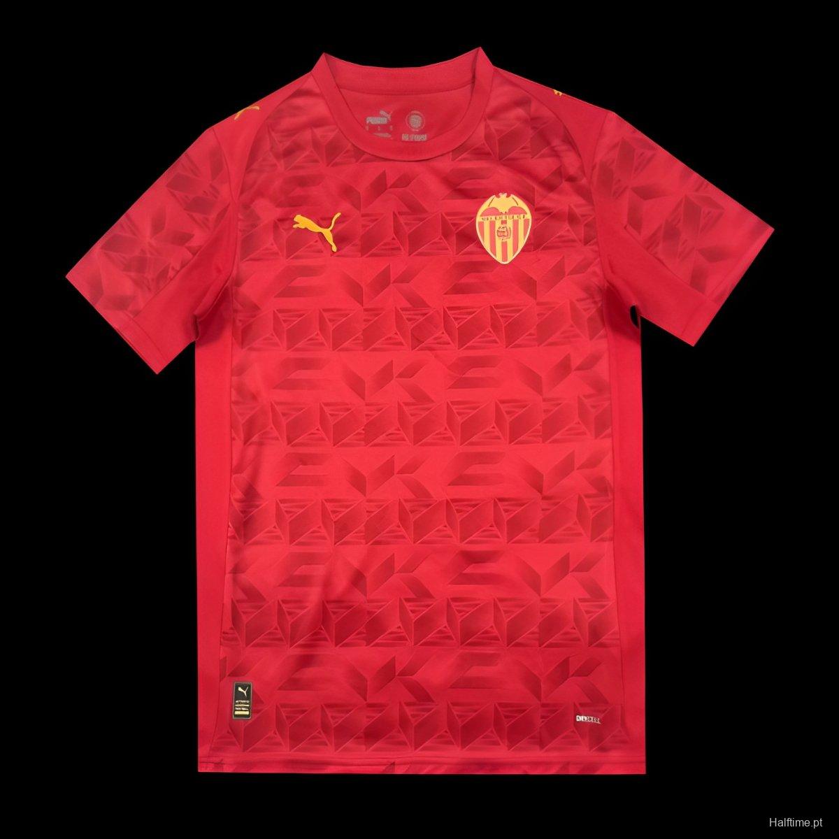 25/26 Valencia Away Red Jersey